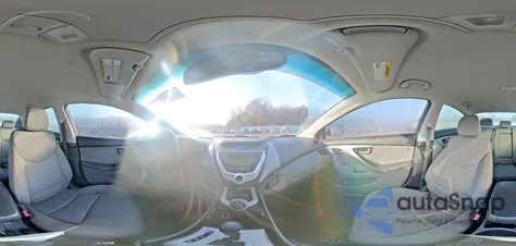 2012 Hyundai Elantra Gls from USA, damaged, VIN 5NPDH4AE7CH126794